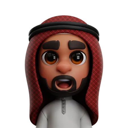 Arabian Man  3D Icon