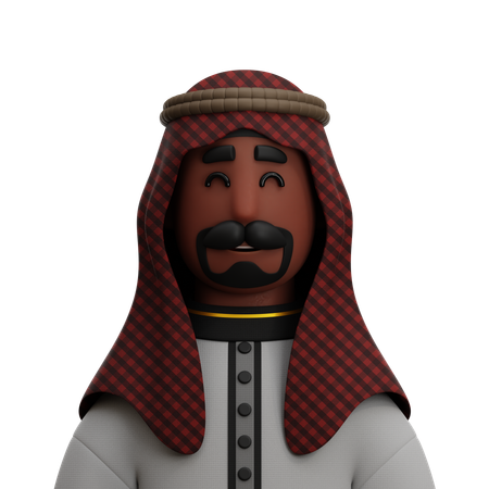 Arabian Man  3D Icon