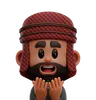 Arabian Man Pray Avatar