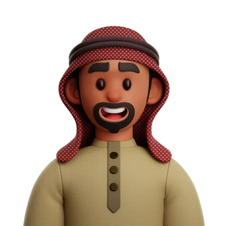 ARABIAN PEOPLE  3D Icon