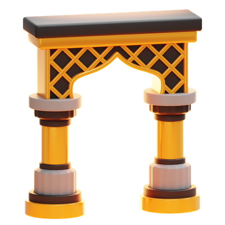 ARABIAN PILLAR  3D Icon