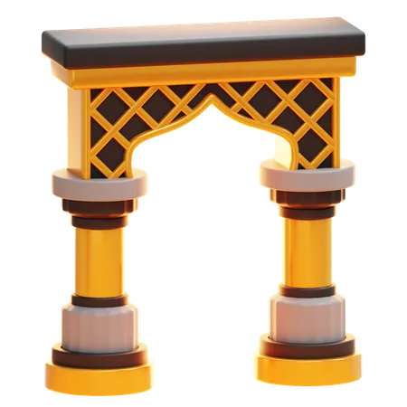 ARABIAN PILLAR  3D Icon