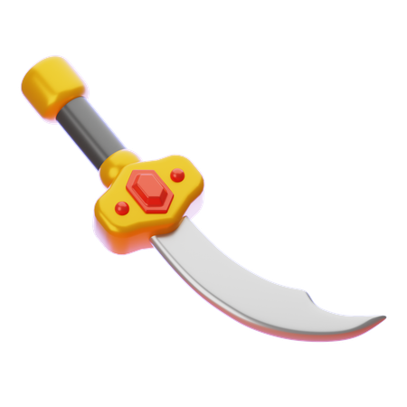 Arabian Sword  3D Icon