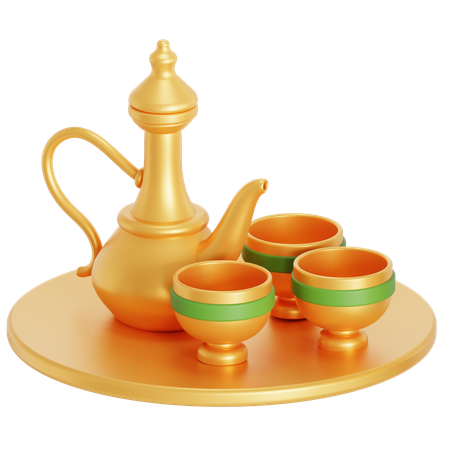 Arabian teeapot  3D Icon