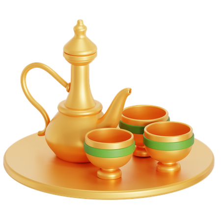 Arabian teeapot  3D Icon