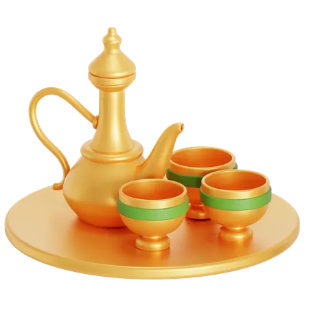 Arabian teeapot  3D Icon