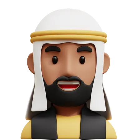Arabian Uncle  3D Icon