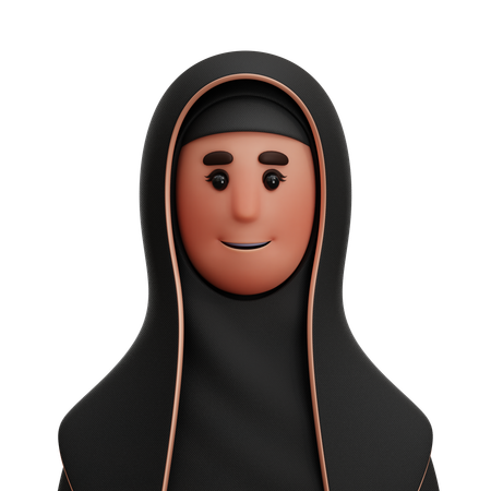 Arabian Woman  3D Icon