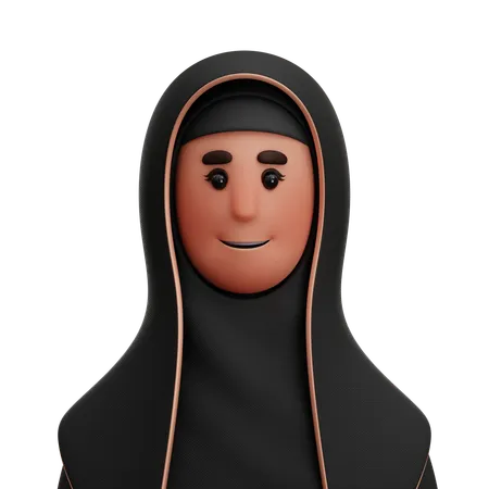 Arabian Woman  3D Icon