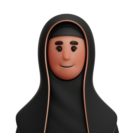 Arabian Woman  3D Icon