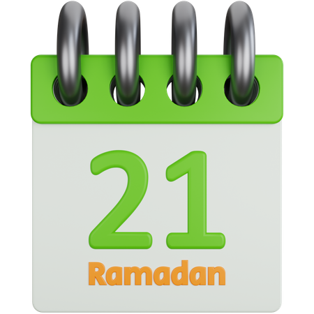Arabic Calendar  3D Icon