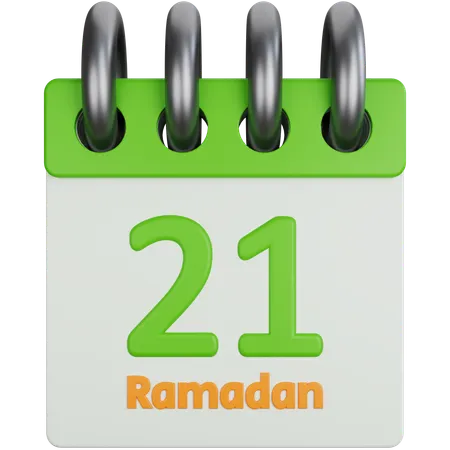 Arabic Calendar  3D Icon