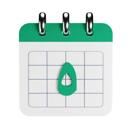 Arabic Calendar  3D Icon