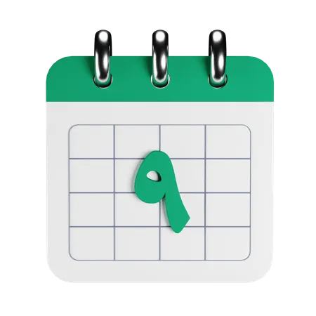 Arabic Calendar  3D Icon