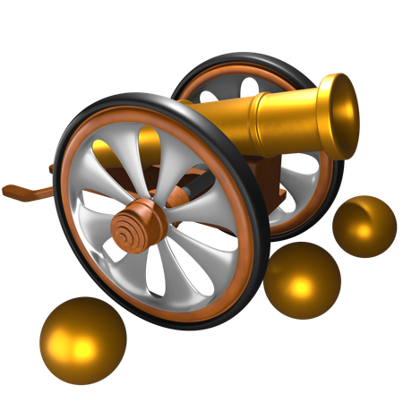 Arabic Cannon  3D Icon