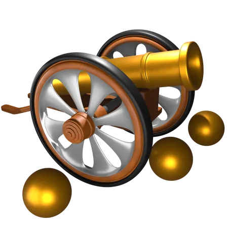 Arabic Cannon  3D Icon