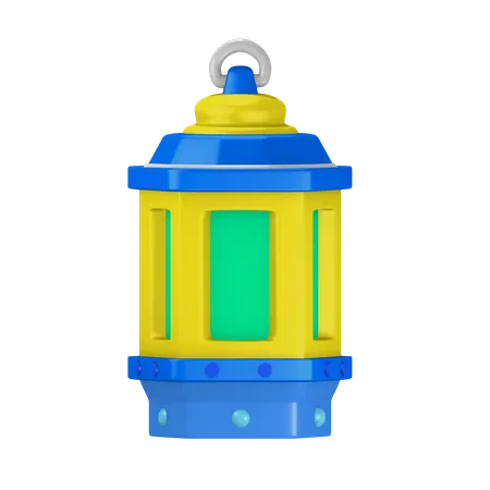 Arabic Lamp  3D Illustration