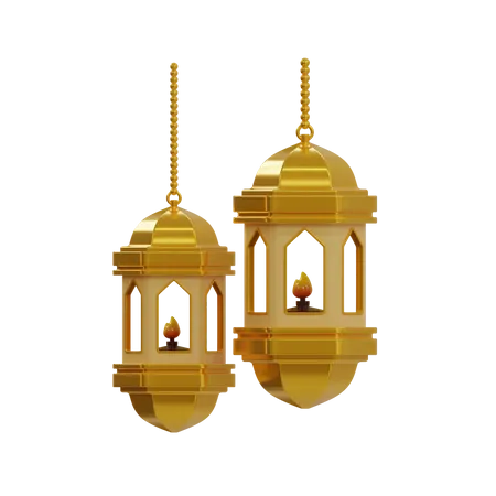 Arabic Lantern  3D Icon