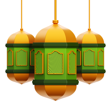 Arabic Lantern  3D Icon