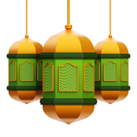 Arabic Lantern  3D Icon