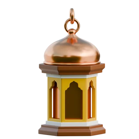 Arabic Lantern  3D Icon