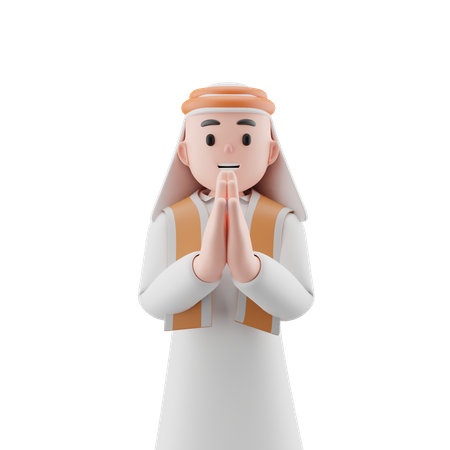 Arabic Man  3D Icon