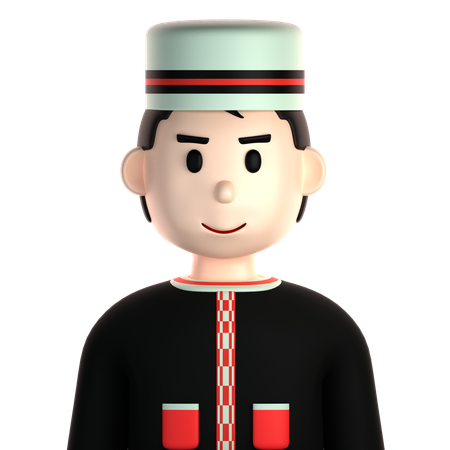 Arabic Man  3D Icon