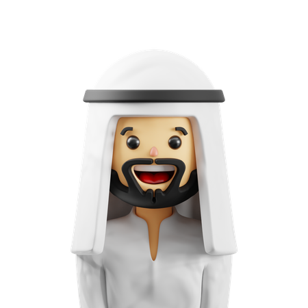 Arabic Man  3D Icon