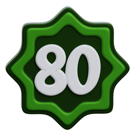 Arabic Number  3D Icon