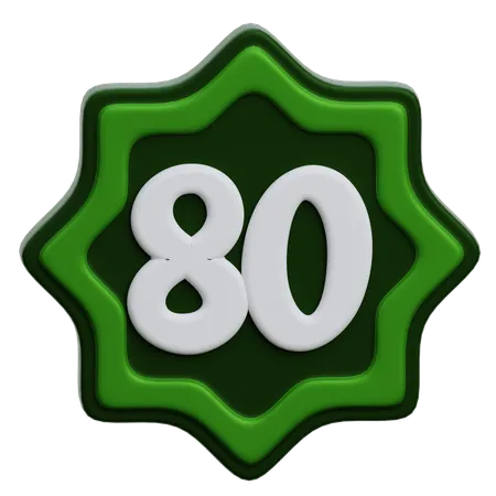 Arabic Number  3D Icon