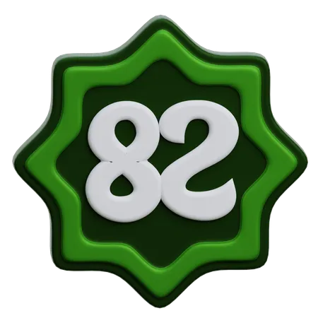 Arabic Number  3D Icon