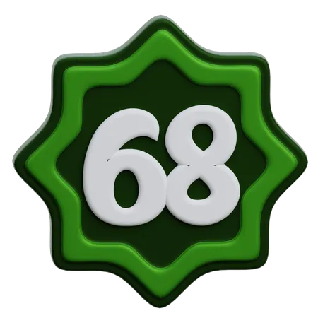 Arabic Number  3D Icon
