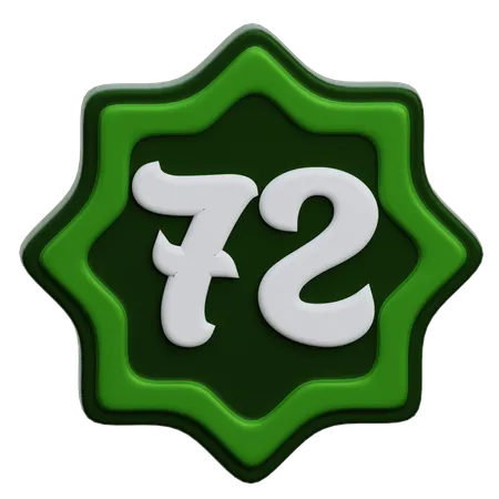 Arabic Number  3D Icon