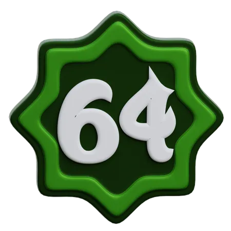 Arabic Number  3D Icon