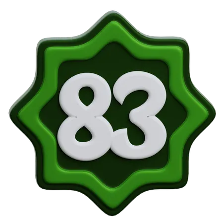 Arabic Number 3D Icon