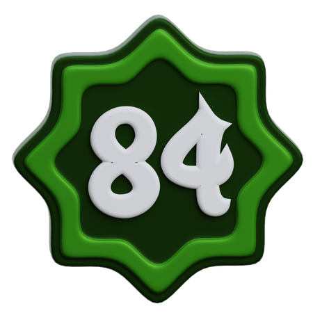 Arabic Number  3D Icon