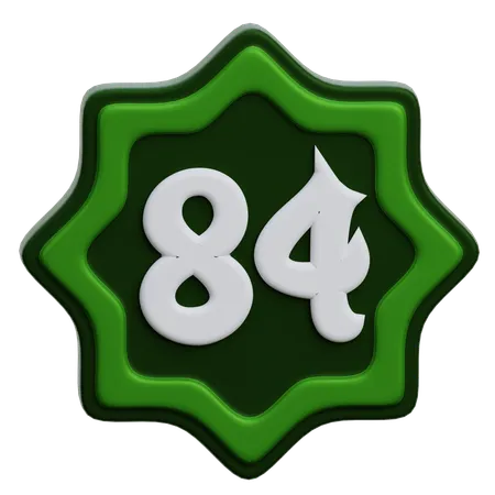 Arabic Number  3D Icon
