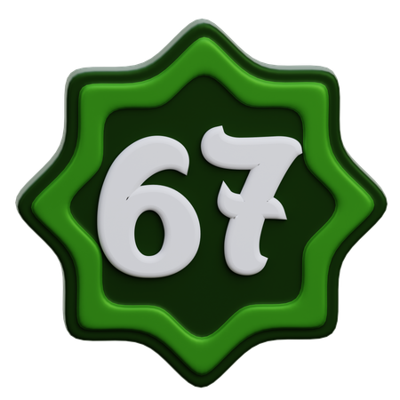 Arabic Number  3D Icon