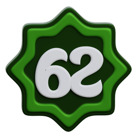 Arabic Number  3D Icon