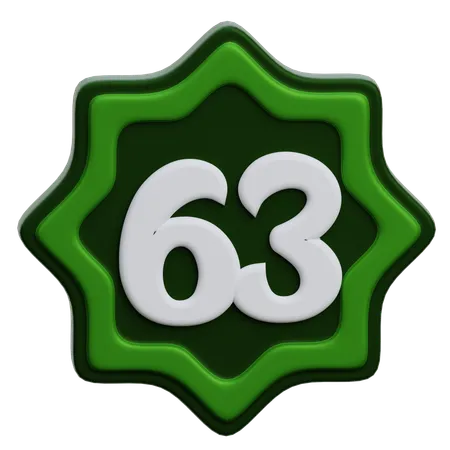 Arabic Number  3D Icon