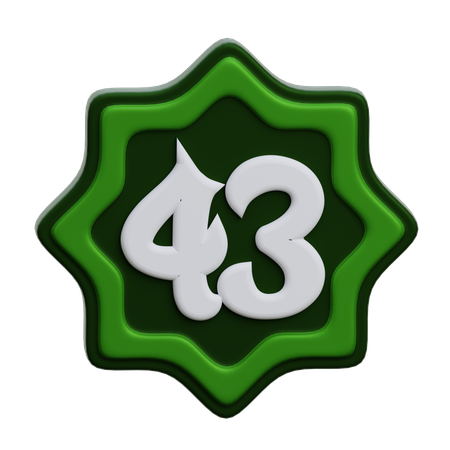 Arabic Number  3D Icon