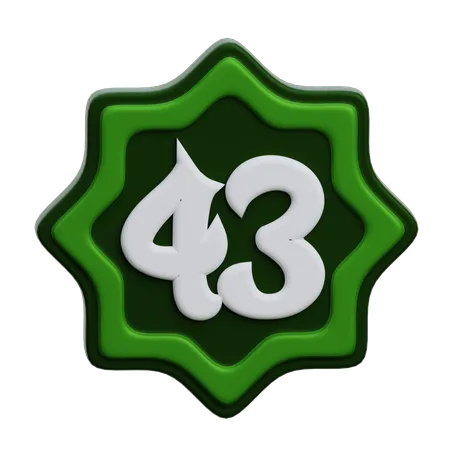 Arabic Number  3D Icon