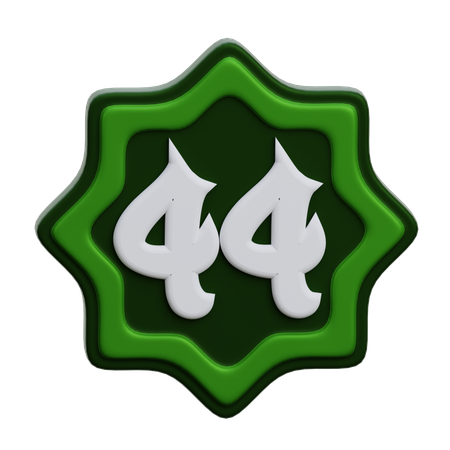 Arabic Number  3D Icon