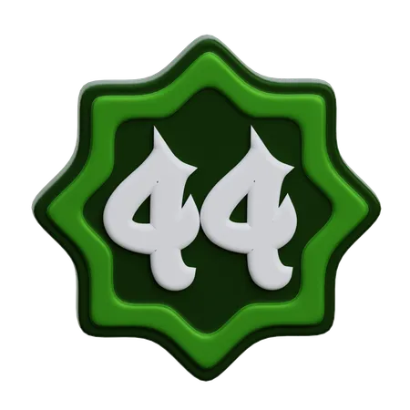 Arabic Number  3D Icon