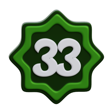 Arabic Number  3D Icon