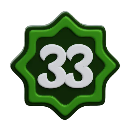 Arabic Number  3D Icon