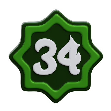 Arabic Number  3D Icon