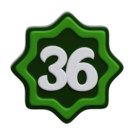 Arabic Number  3D Icon