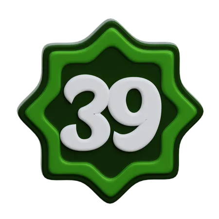 Arabic Number  3D Icon