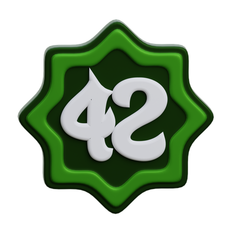 Arabic Number  3D Icon